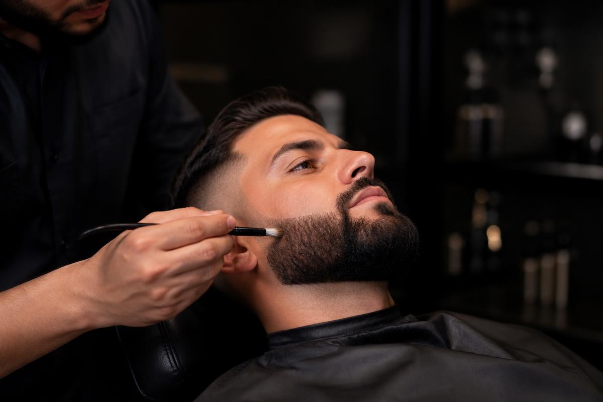 Camuflagem de barba